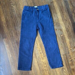 Appaman boys 100% linen navy blue pants, 6T